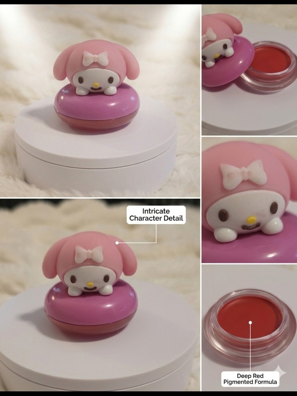 Sanrio My Melody Lip Tint Pot - Pink and Red